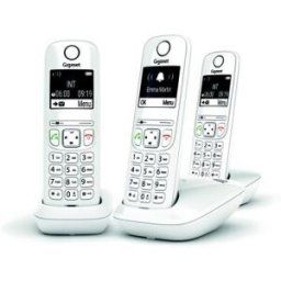 Siemens Gigaset as690 trio téléphone analog/dect blanc