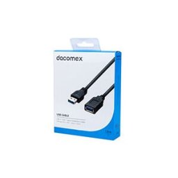 Dacomex 199024 câble usb usb 3.2 gen 1 (3.1 gen 1) 1,8 m usb a noir