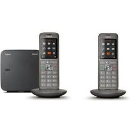 Siemens Gigaset cl660 duo téléphone analog/dect identification de l'appelant gris