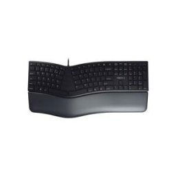 Cherry kc 4500 ergo clavier universel usb qwerty anglais américain noir