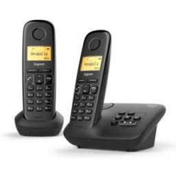 Siemens Gigaset al170a duo téléphone dect identification de l'appelant noir