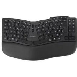 Kensington pro fit ergo kb675 eq tkl clavier maison/bureau usb + rf wireless + bluetooth qwertz allemand noir
