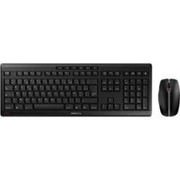 Cherry stream desktop recharge clavier souris incluse universel rf sans fil azerty français noir