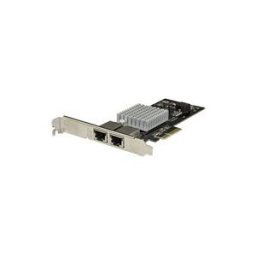 StarTech.com Carte reseau PCI Express a 2 ports 10GBASE-T / NBASE-T avec chipset Intel X550 - Carte reseau 2 ports 10G/5G/2.5G/1G/100Mbps - adaptateur reseau - PCIe 3.0 x4 - 10Gb Ethernet x 2