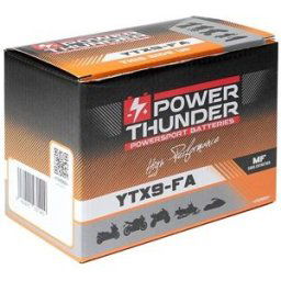 Batterie Power Thunder YTX9-FA 12V 8 Ah prête à l’emploi