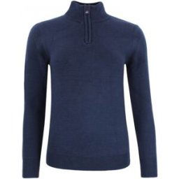Pull Col montant 1/2 zippé femme Peak Mountain Acharlito Bleu L Femme