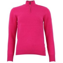 Pull Col montant 1/2 zippé femme Peak Mountain Acharlito Rose L Femme