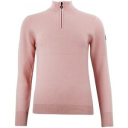 Pull Col montant 1/2 zippé femme Peak Mountain Acharlito Rose L Femme