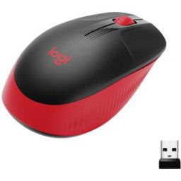 Logitech M190 Souris radio optique rouge 3 Boutons 1000 dpi