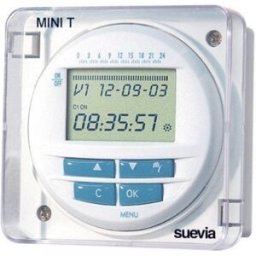 Suevia Practic Log Programmateur horaire pour montage en saillie numérique 230 V/AC 3680 W