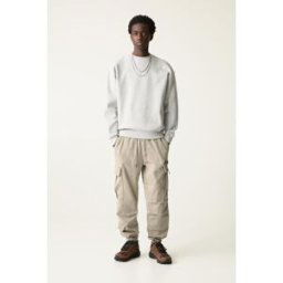 Pull&Bear Pantalon Jogger Cargo Kaki L male