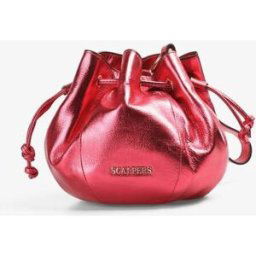 Scalpers - Party - Sac en cuir - Rouge mÃ©tallisÃ© Rouge One Size female