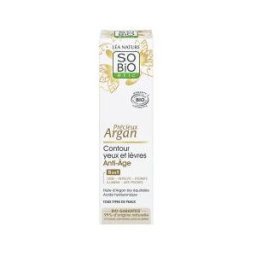Léa Nature SO BIO étic Précieux Argan Contour Yeux et Lèvres Anti-Âge Biologique 15 ML - Tube 15 ml