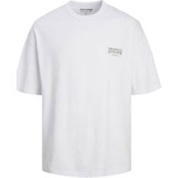 T-shirt Jack & Jones Santorini Oversize Fit Tee Blanc