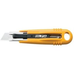 Cutter de sécurité Olfa SK4 - lame auto rétractable 18 mm - ambidextre