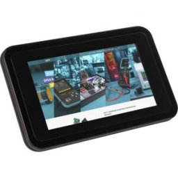 Joy-it RB-LCD-7P5-Case Boîtier décran Convient pour (kits de développement): Raspberry Pi® avec refroidisseur actif noir