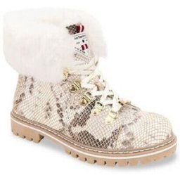 Bottes Les Tropéziennes par M Belarbi lacen blanc serpent Multicolore