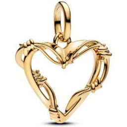 Pandora Charm Pendant C?ur Fil de Fer female