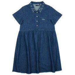 Robe enfant Ikks XW30182 Bleu 10 ans,12 ans,14 ans filles