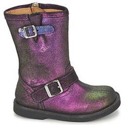 Bottes enfant Pom d'Api HIKE BIKER Violet 24,25 filles