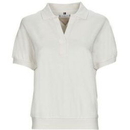 Polo Tommy Hilfiger RELAXED LYOCELL POLO SS Blanc EU S,EU M,EU L,EU XL,EU XS femmes