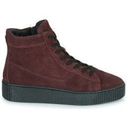 Baskets montantes Casual Attitude NOLWEN Bordeaux 36,37,38,39,40,41,42 femmes