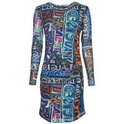 Robe courte Desigual VEST_LETTERING Multicolore EU L,EU XL,EU XS femmes