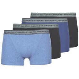 Boxers Athena BASIC COTON X4 Bleu EU XXL,EU S,EU M,EU L,EU XL hommes