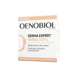 Oenobiol Derma Expert Oméga 3 et 6 30 Unités - Pot 30 capsules