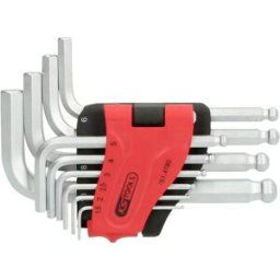 KS Tools 151.4780 6 pans intérieurs Jeu de clés mâles coudées 1.5 mm, 2 mm, 2.5 mm, 3 mm, 4 mm, 5 mm, 6 mm, 7 mm, 8 mm, 10 mm 10 pièces