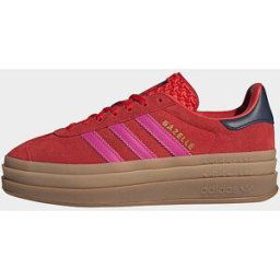 JD Sports adidas Chaussure Gazelle Bold - Red / Semi Lucid Fuchsia / Night Indigo, Red / Semi Lucid Fuchsia / Night Indigo