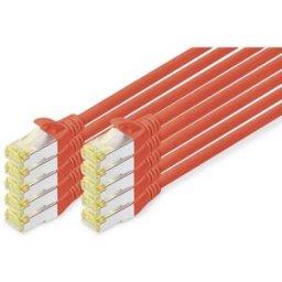 Digitus DK-1644-A-020-R-10 RJ45 Câble réseau, câble patch CAT 6a S/FTP 2.00 m rouge 1 pc(s)