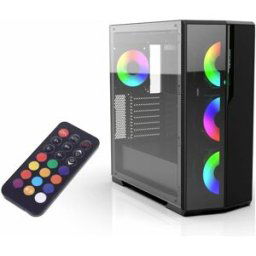 Tour midi INCA EMG-17XN Boîtier PC noir