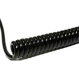 BKL Electronic 1506216 Câble spiralé Li12Y11Y 800 mm/ 3200 mm;6 x 0.50 mm²;noir1 pc(s)