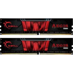 G.Skill Aegis Mémoire pour PC DDR4 16 GB 2 x 8 GB non-ECC 3200 MHz DIMM 288 broches CL16-18-18-38 F4-3200C16D-16GIS