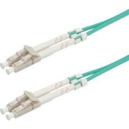 VALUE Câble FO 50/125µm, LC/LC, OM3, turquoise, 10 m