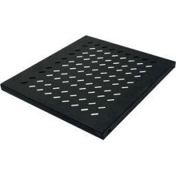 LogiLink SF1F45B 19 pouces Plaque de sol 1 UH montage fixe adapté à une baie de profondeur: 600 mm noir