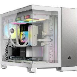Tour midi Corsair CC-9011289-WW Boîtier PC gris, blanc