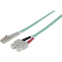 Câble de raccordement FO Intellinet 751094 [1x LC mâle - 1x SC mâle] 50/125 µ Multimode OM3 5.00 m