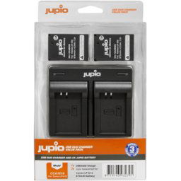 Jupio Value Pack: 2x batterie LP-E12 + double chargeur USB