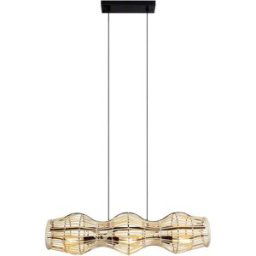 ECO-Light BAMBOO 9510 S3-H BA Luminaire à suspendre E27 bambou, naturel