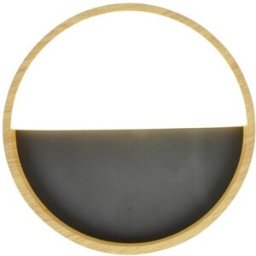 ECO-Light 9350 S NERO VISTA Plafonnier LED LED 25 W noir, bois