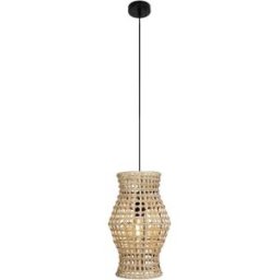 ECO-Light CAPELLA 9520 S1-L RT Luminaire à suspendre E27 rotin, naturel