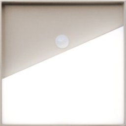 ECO-Light MEG + PIR 9490-Q-PIR SA Applique LED avec détecteur de mouvement LED intégrée 5 W LED sable