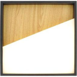 ECO-Light 9360 M WO VISTA Plafonnier LED LED 37 W bois, noir