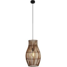 ECO-Light BAMBOO 9510 S1-D BA Luminaire à suspendre E27 bambou, marron