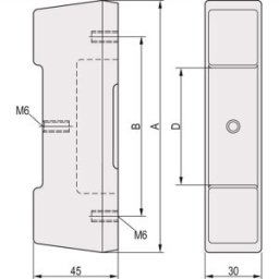 nVent SCHROFF 20823668 Pied 2 pc(s)