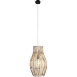 ECO-Light BAMBOO 9510 S1-H BA Luminaire à suspendre E27 bambou, naturel