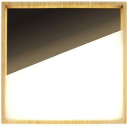 ECO-Light 9360 S NERO VISTA Plafonnier LED LED 25 W noir, bois