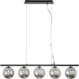 ECO-Light NEPTUN 9120-SQ5 NERO Luminaire à suspendre G9 noir, fumé